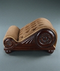 Picture of CA0213 Fine English Regency Button upholstered Footstool