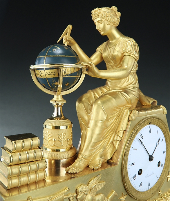Picture of CA0198 Fine Empire Astronomy clock after Jean-André Reiche
