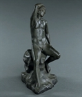 Picture of CA0211 Rare Grand Tour Verdigris Bronze Sleeping Faun