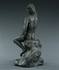 Picture of CA0211 Rare Grand Tour Verdigris Bronze Sleeping Faun