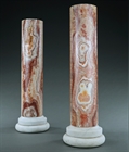 Picture of CA0162 Rare early pair of Sicilian Jasper marble columns