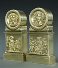 Picture of CA0175 Attractive pair of French Empire chenets