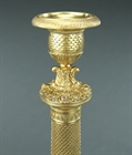 Picture of CA0178 Elegant pair of French Empire Gilt Bronze Candlesticks