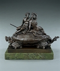 Picture of CA0152 Unusual 19th century Poseidon and Amphritrite inkwell