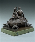 Picture of CA0152 Unusual 19th century Poseidon and Amphritrite inkwell
